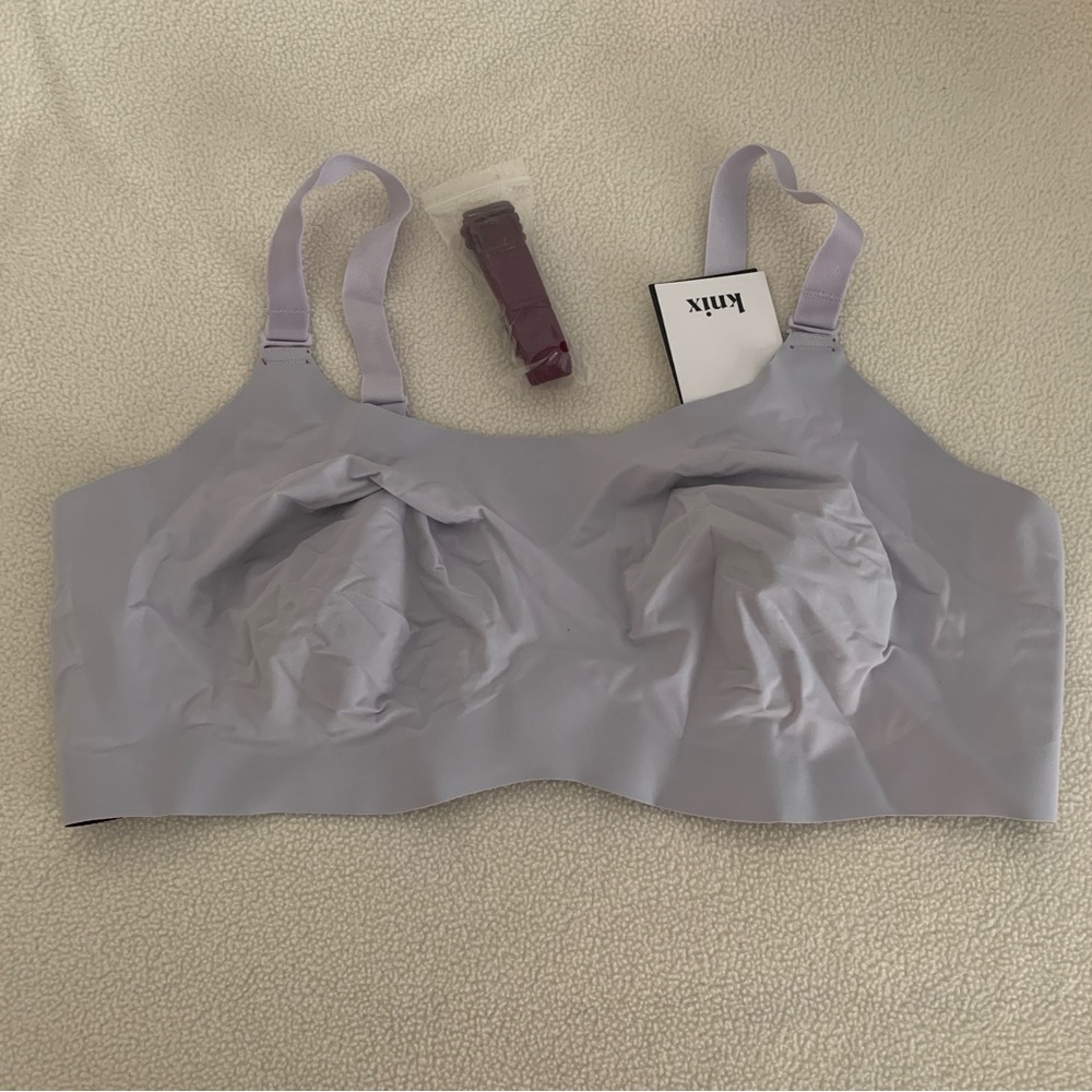 Women’s 7 KNIX Evolution Orchid Berry Reversible Bonded Convertible Bra NWT - Picture 2 of 9